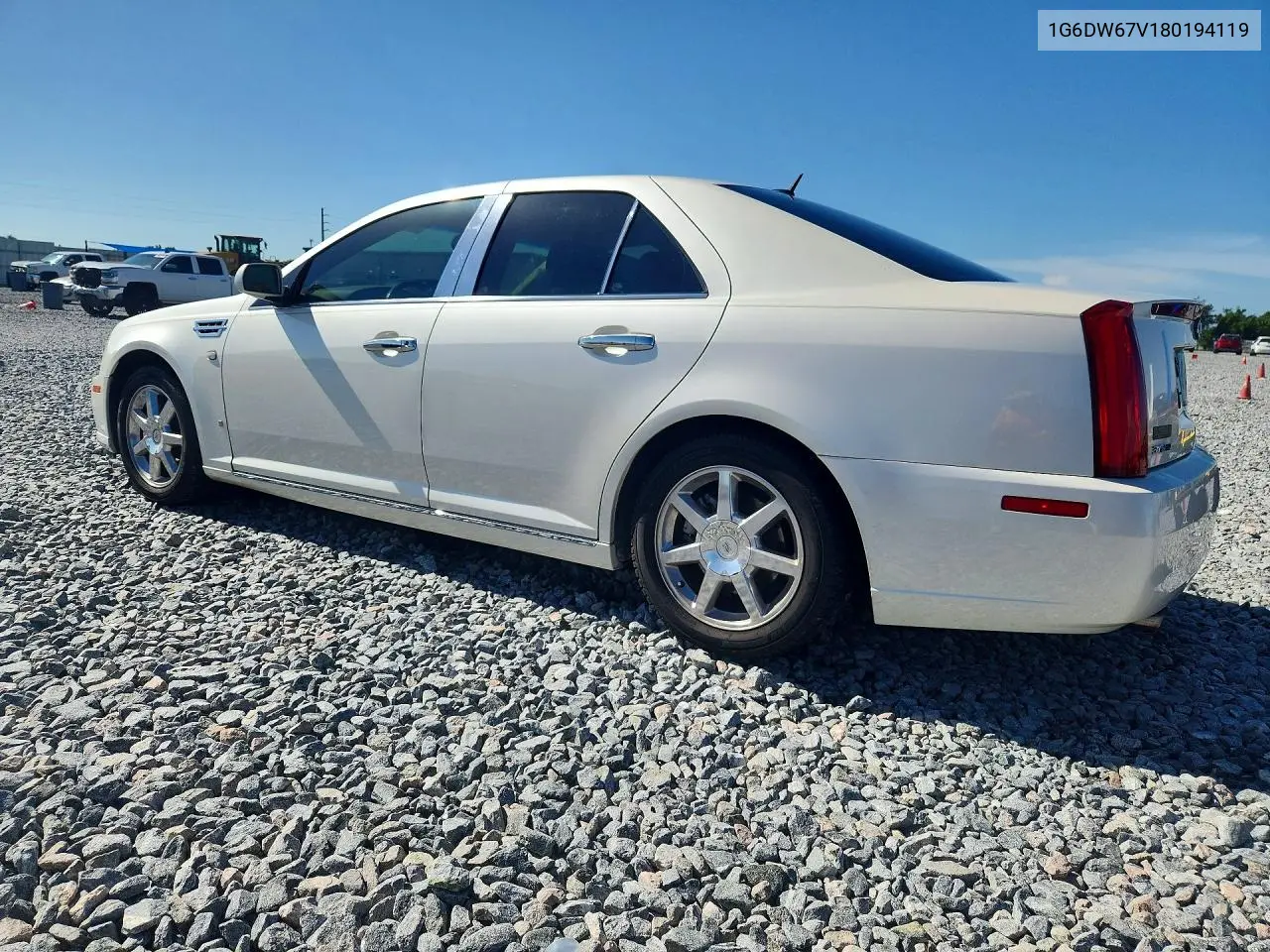2008 Cadillac Sts VIN: 1G6DW67V180194119 Lot: 59768376