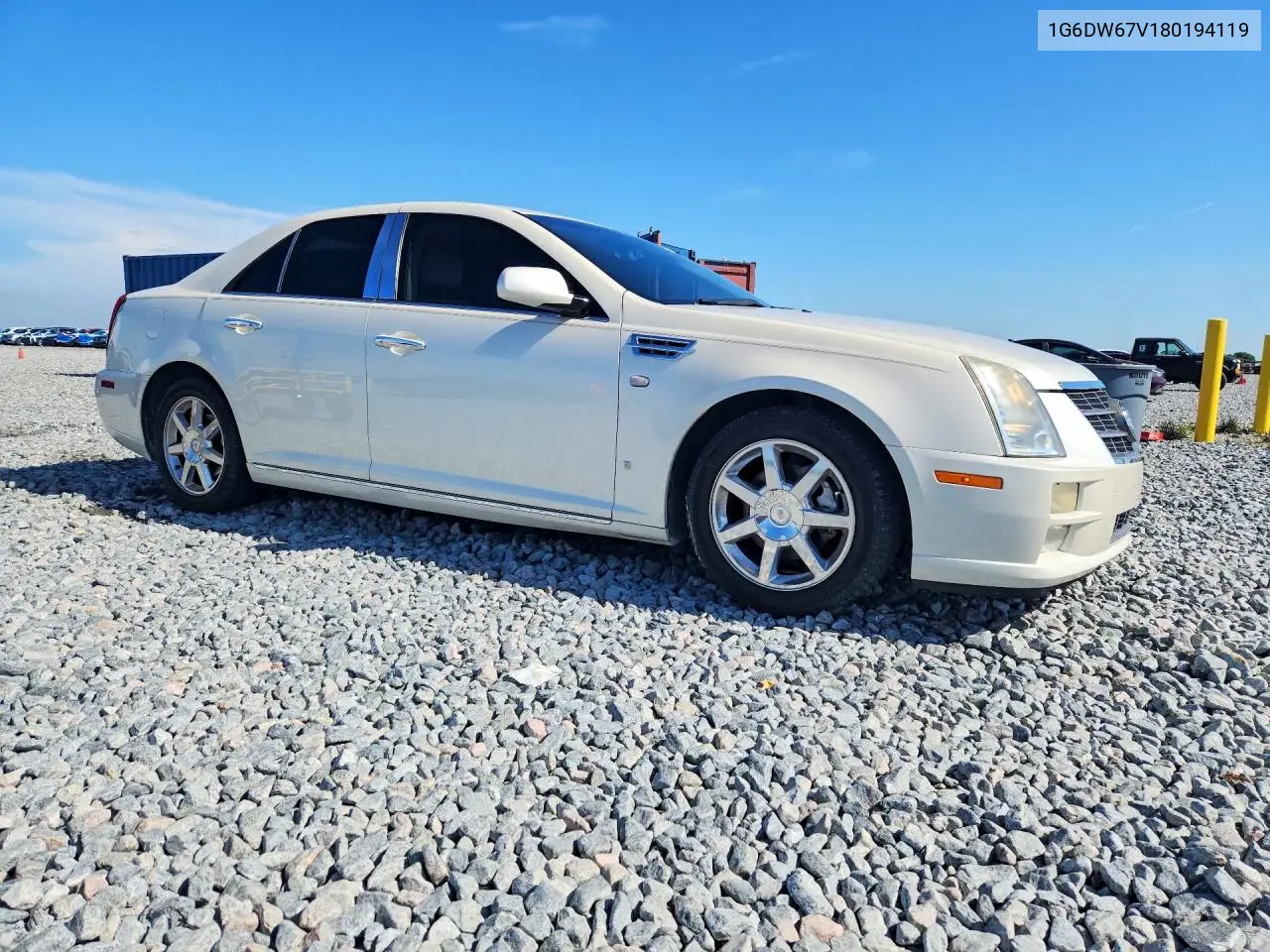 2008 Cadillac Sts VIN: 1G6DW67V180194119 Lot: 59768376
