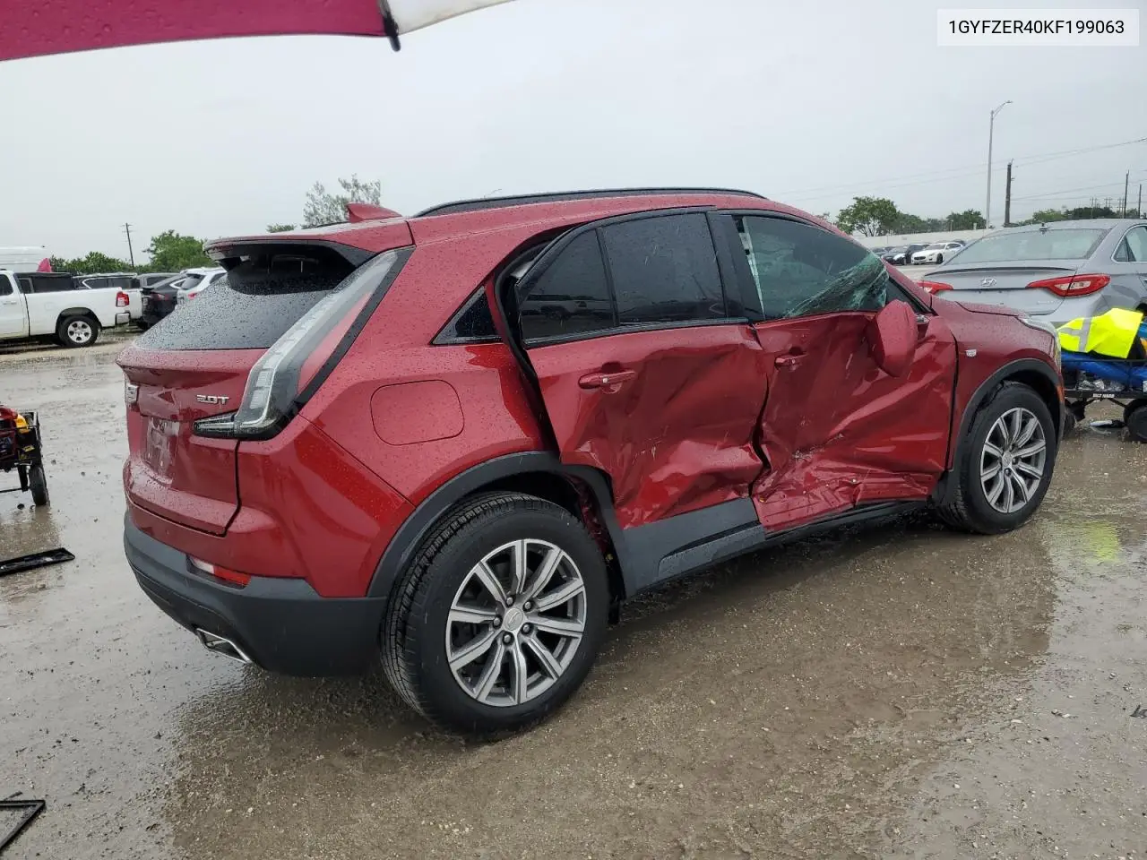 2019 Cadillac Xt4 Sport VIN: 1GYFZER40KF199063 Lot: 51384986