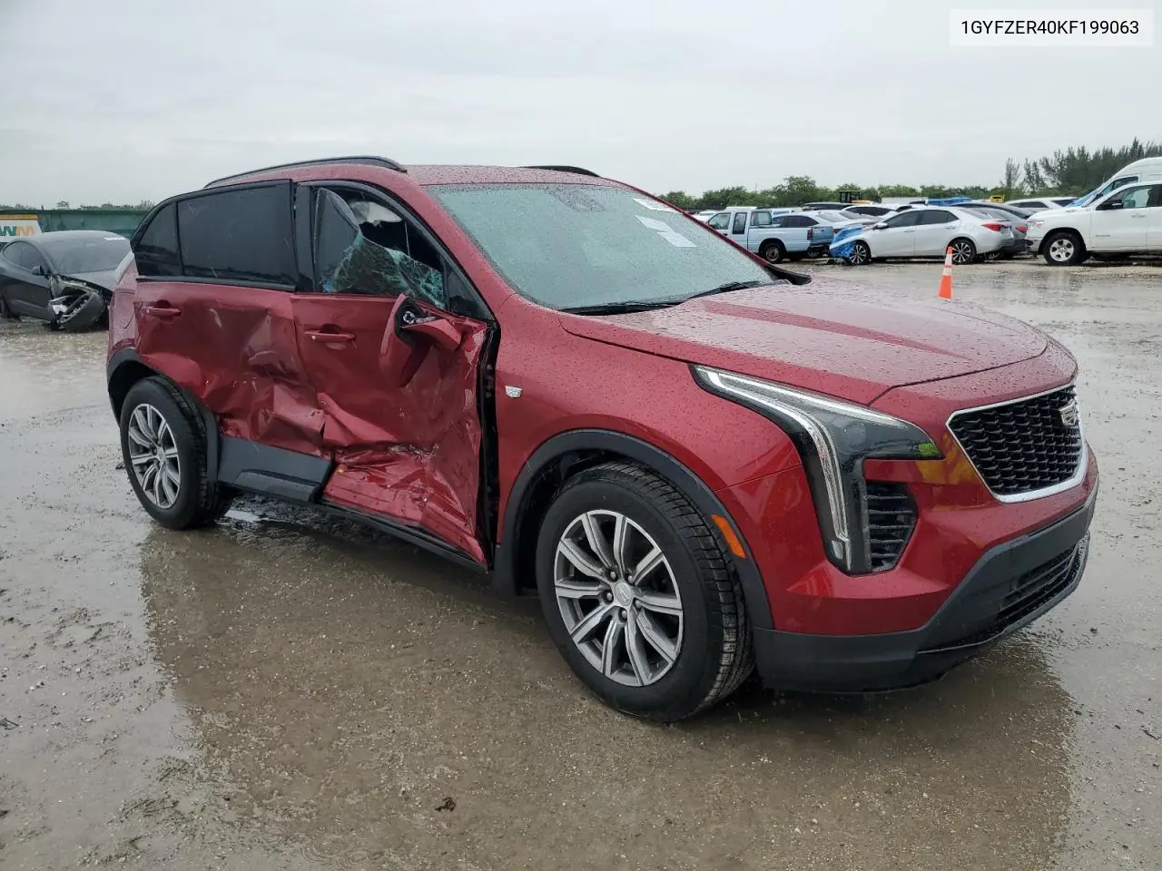 2019 Cadillac Xt4 Sport VIN: 1GYFZER40KF199063 Lot: 51384986