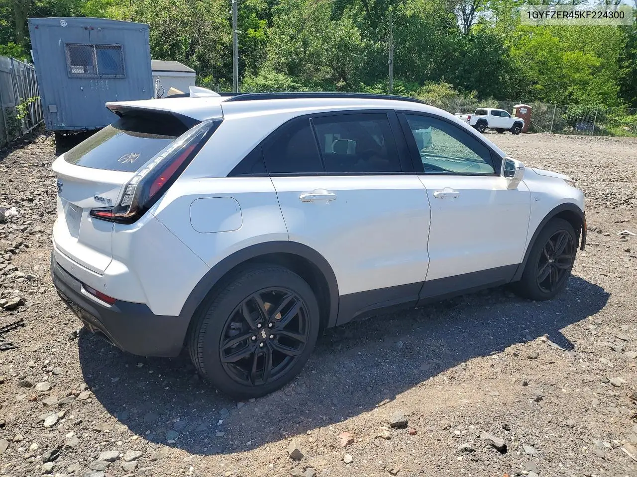 2019 Cadillac Xt4 Sport VIN: 1GYFZER45KF224300 Lot: 54257186
