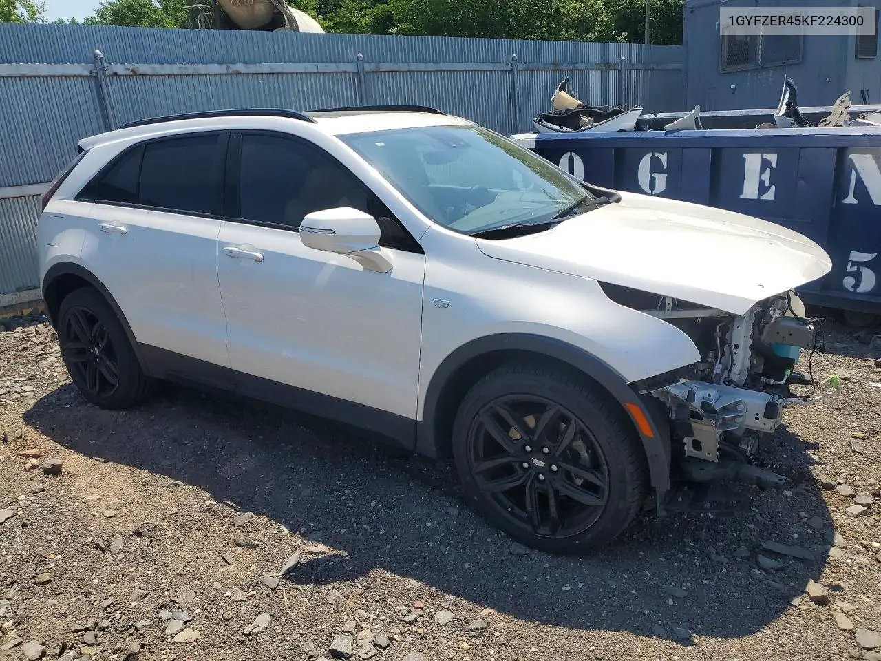 2019 Cadillac Xt4 Sport VIN: 1GYFZER45KF224300 Lot: 54257186