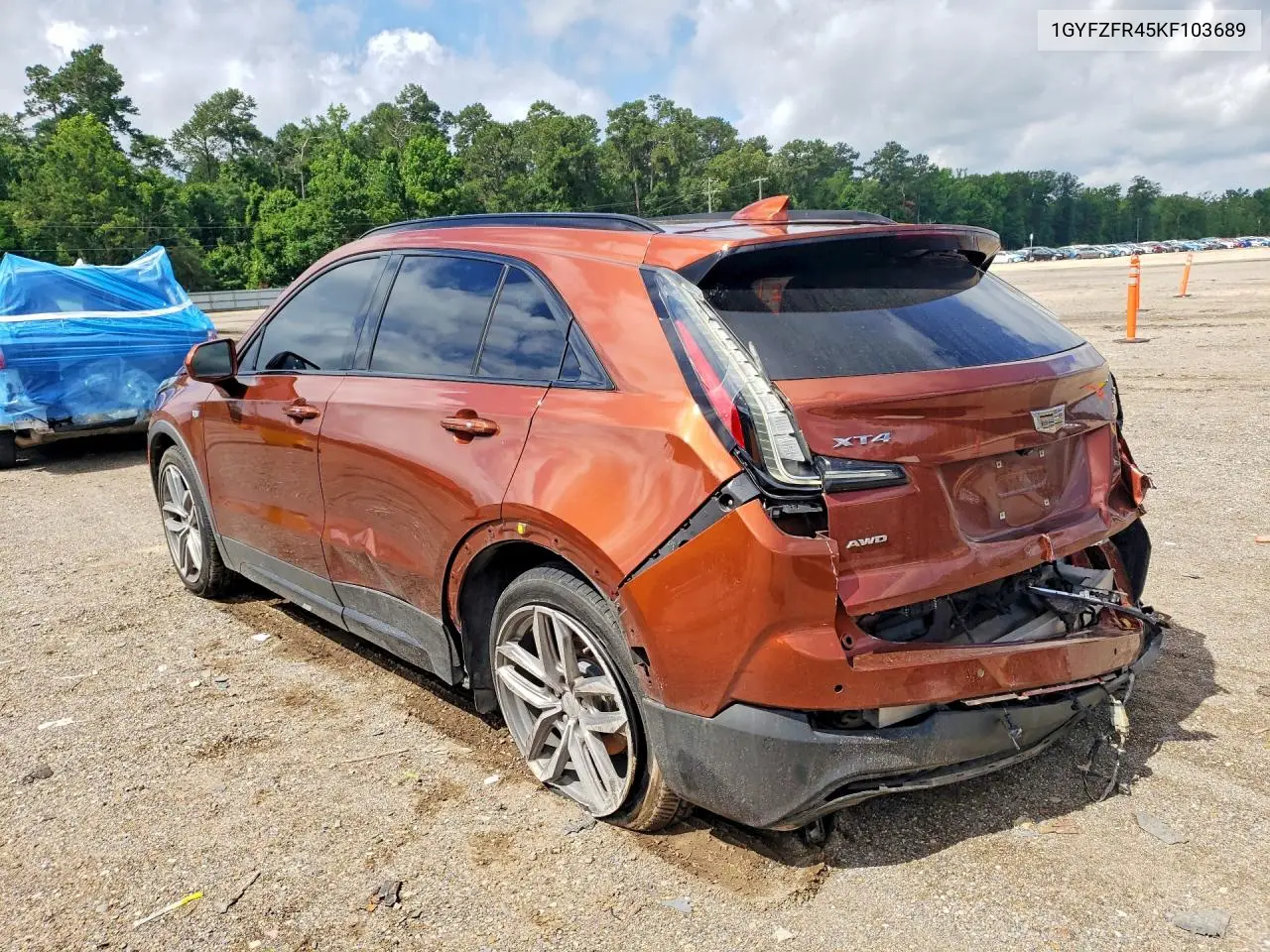2019 Cadillac Xt4 Sport VIN: 1GYFZFR45KF103689 Lot: 54896356