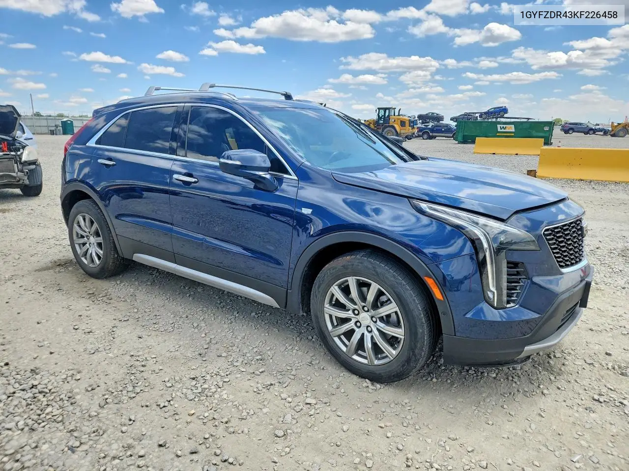 2019 Cadillac Xt4 Premium Luxury VIN: 1GYFZDR43KF226458 Lot: 55452756