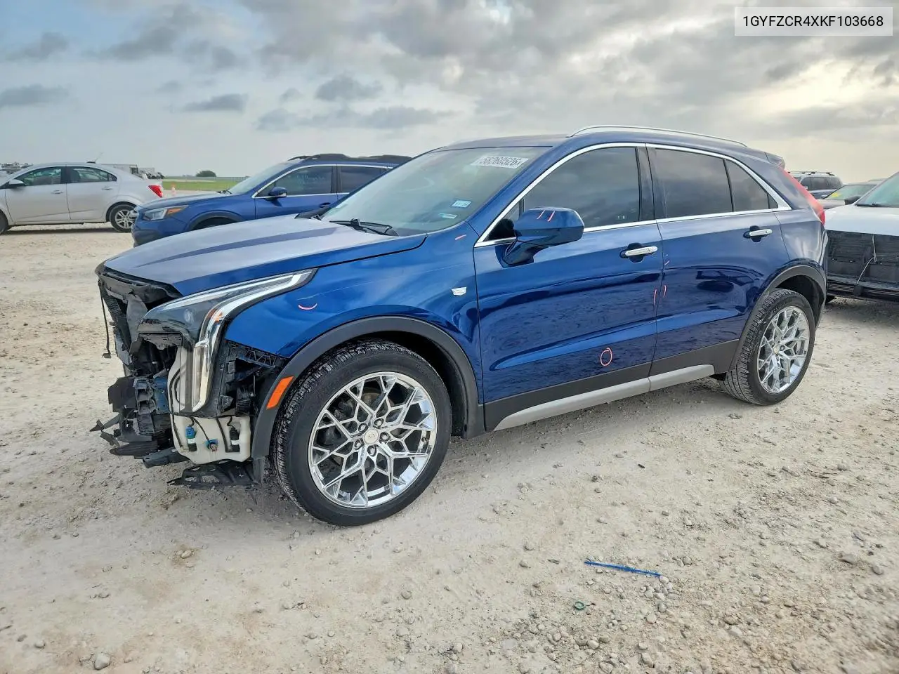 2019 Cadillac Xt4 Premium Luxury VIN: 1GYFZCR4XKF103668 Lot: 58260526