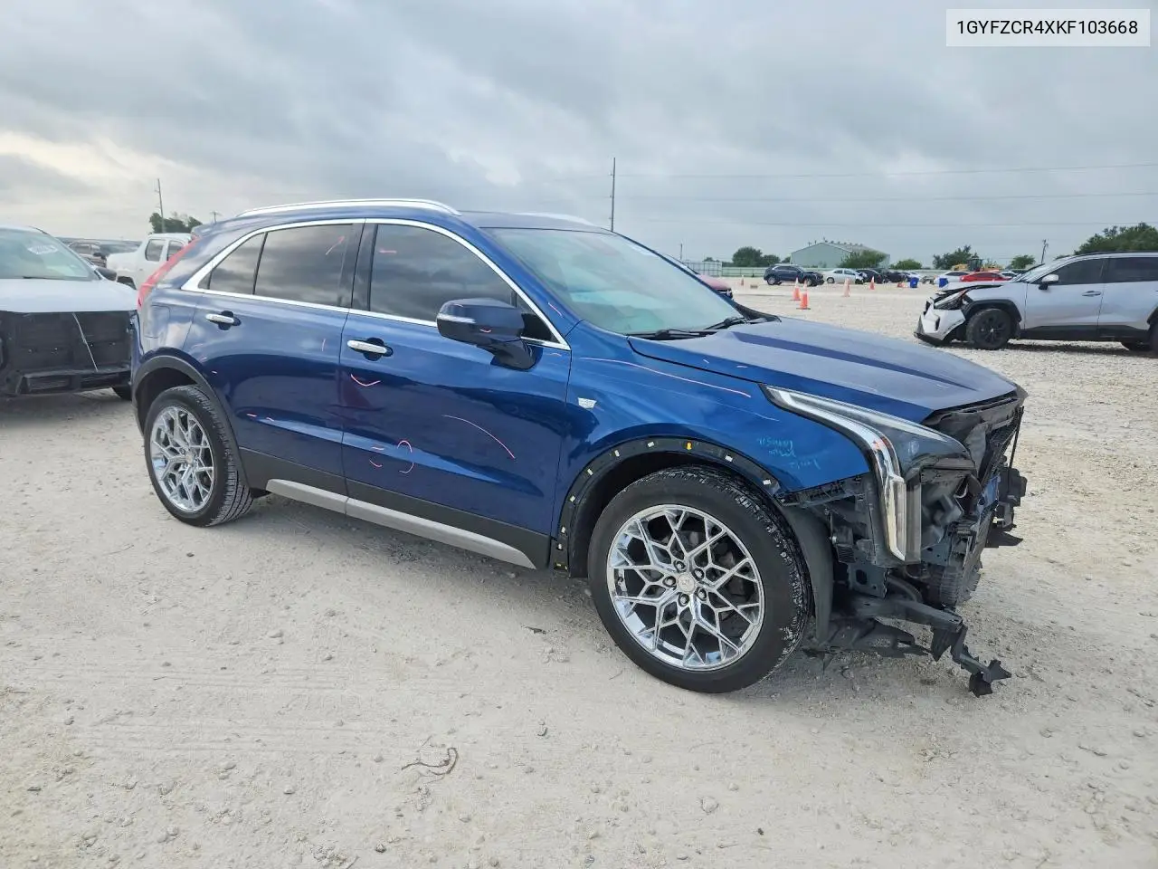 2019 Cadillac Xt4 Premium Luxury VIN: 1GYFZCR4XKF103668 Lot: 58260526