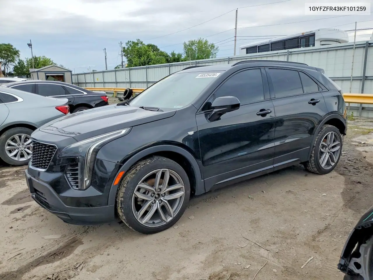 2019 Cadillac Xt4 Sport VIN: 1GYFZFR43KF101259 Lot: 58535436