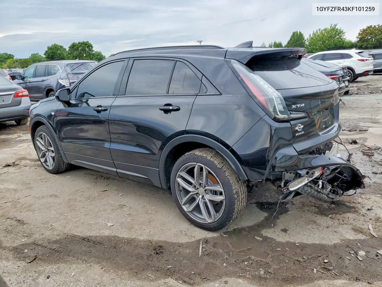 2019 Cadillac Xt4 Sport VIN: 1GYFZFR43KF101259 Lot: 58535436