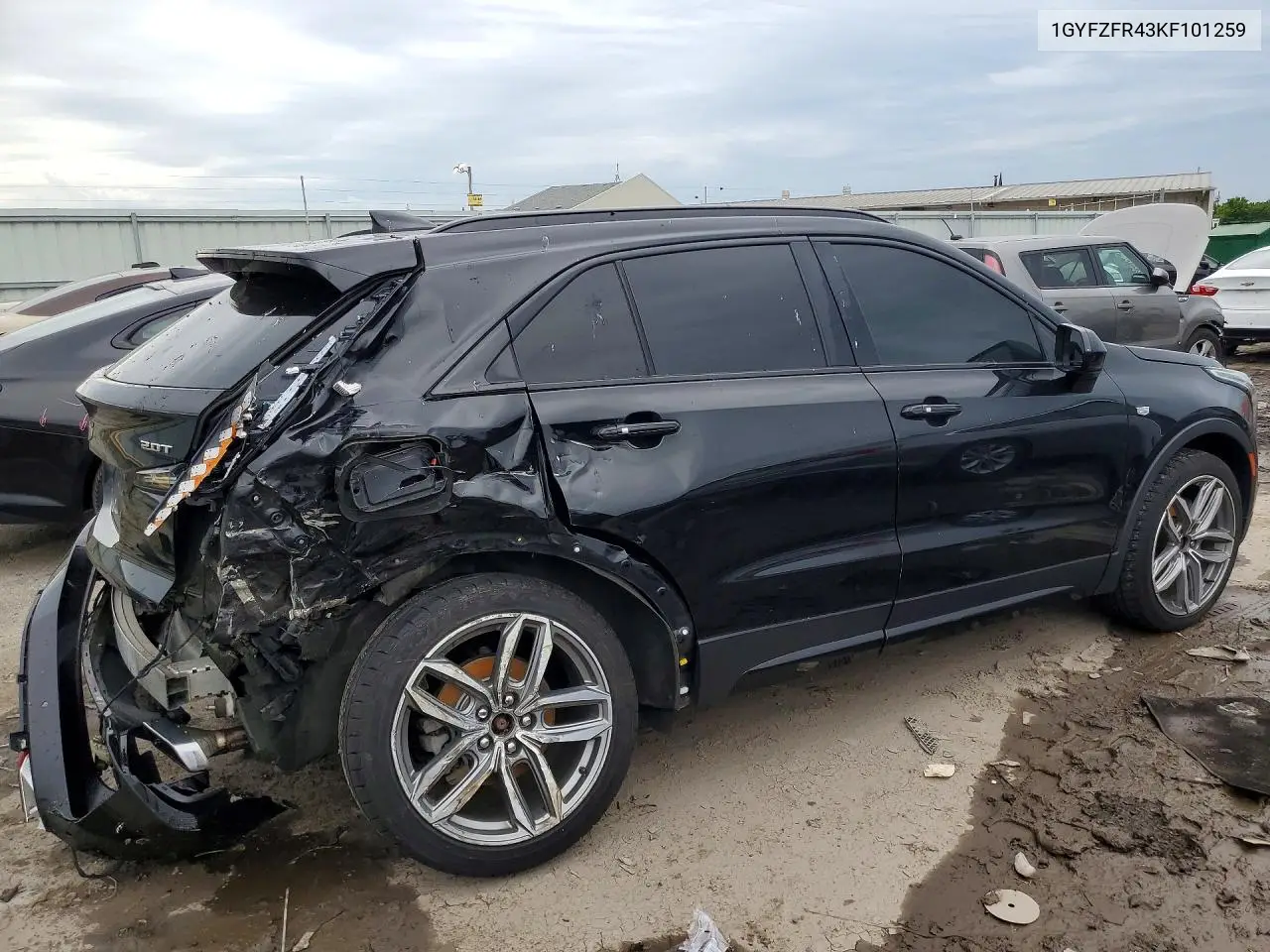 2019 Cadillac Xt4 Sport VIN: 1GYFZFR43KF101259 Lot: 58535436
