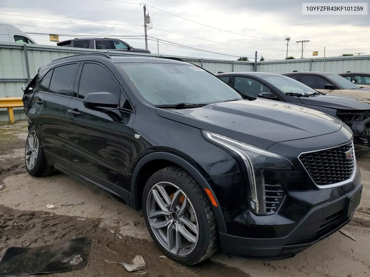 2019 Cadillac Xt4 Sport VIN: 1GYFZFR43KF101259 Lot: 58535436