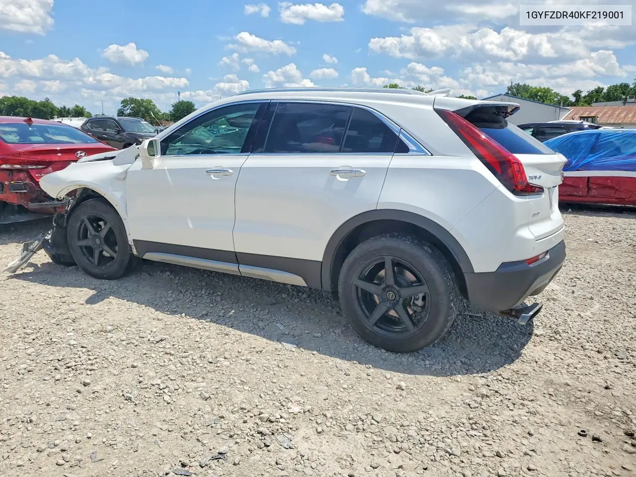 2019 Cadillac Xt4 Premium Luxury VIN: 1GYFZDR40KF219001 Lot: 58554096