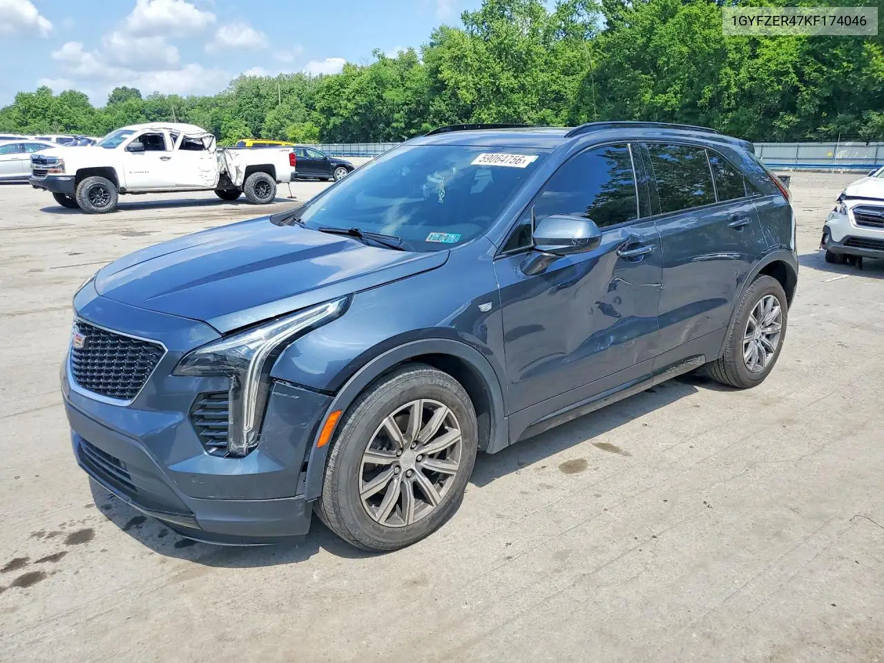 2019 Cadillac Xt4 Sport VIN: 1GYFZER47KF174046 Lot: 59064756