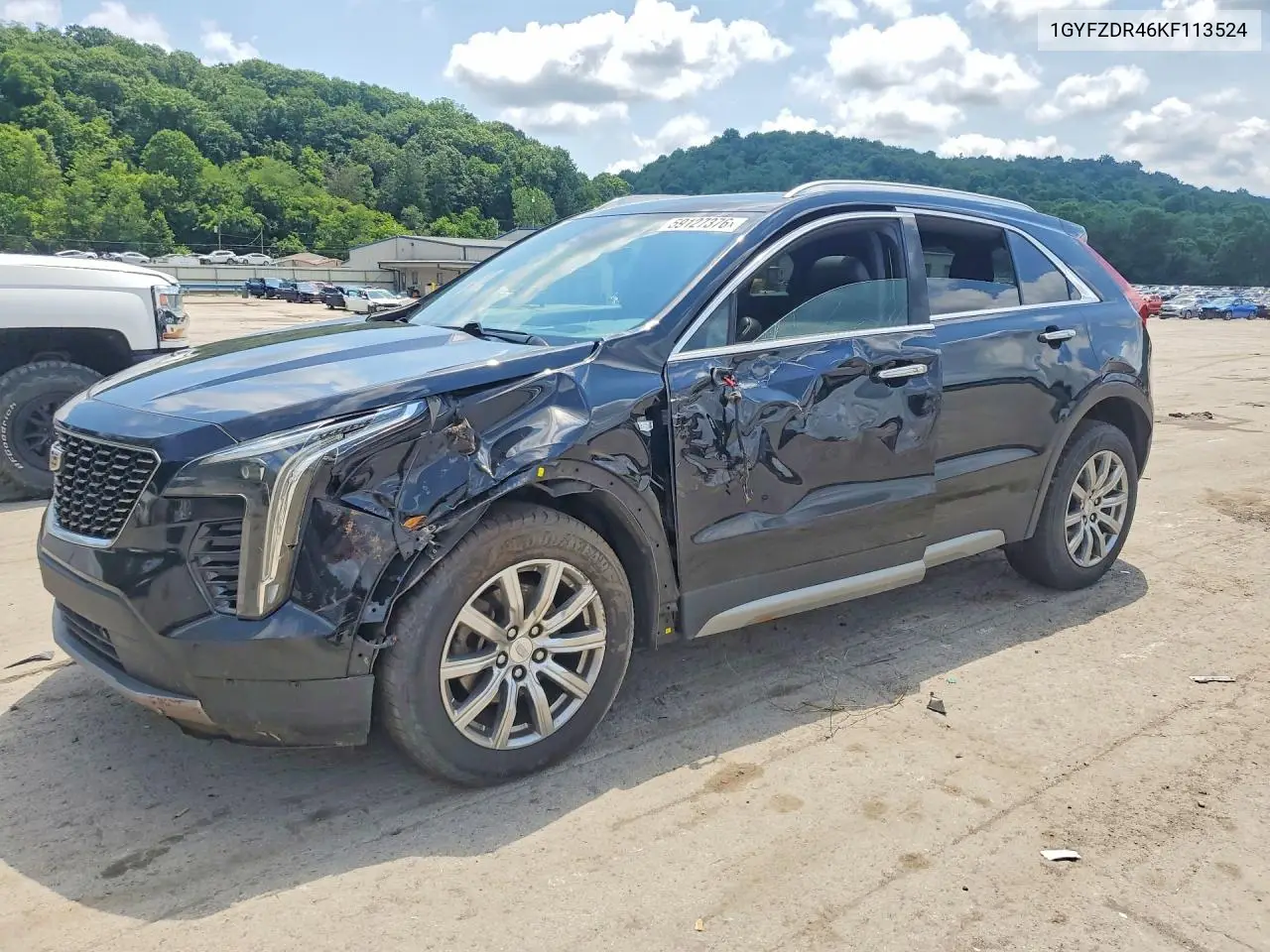 2019 Cadillac Xt4 Premium Luxury VIN: 1GYFZDR46KF113524 Lot: 59127376