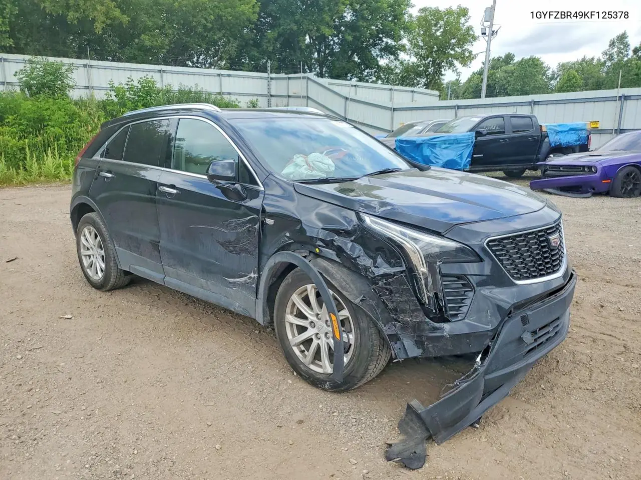 2019 Cadillac Xt4 Luxury VIN: 1GYFZBR49KF125378 Lot: 59318776