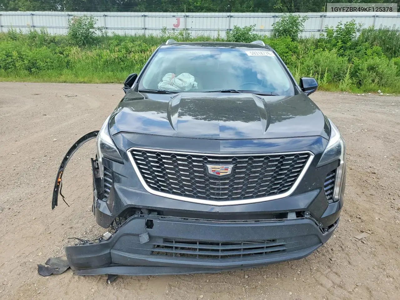 2019 Cadillac Xt4 Luxury VIN: 1GYFZBR49KF125378 Lot: 59318776