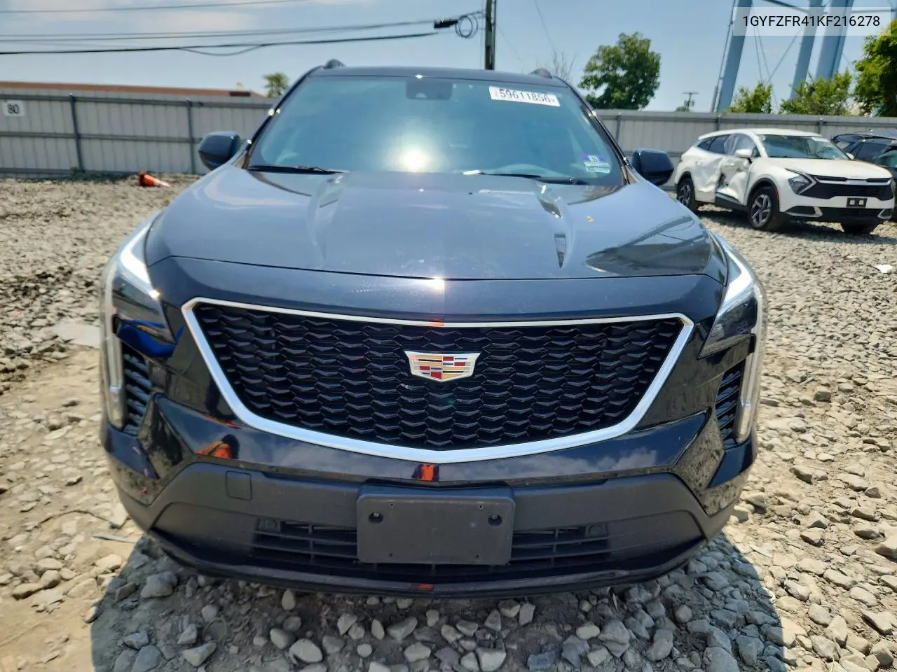 2019 Cadillac Xt4 Sport VIN: 1GYFZFR41KF216278 Lot: 59611856