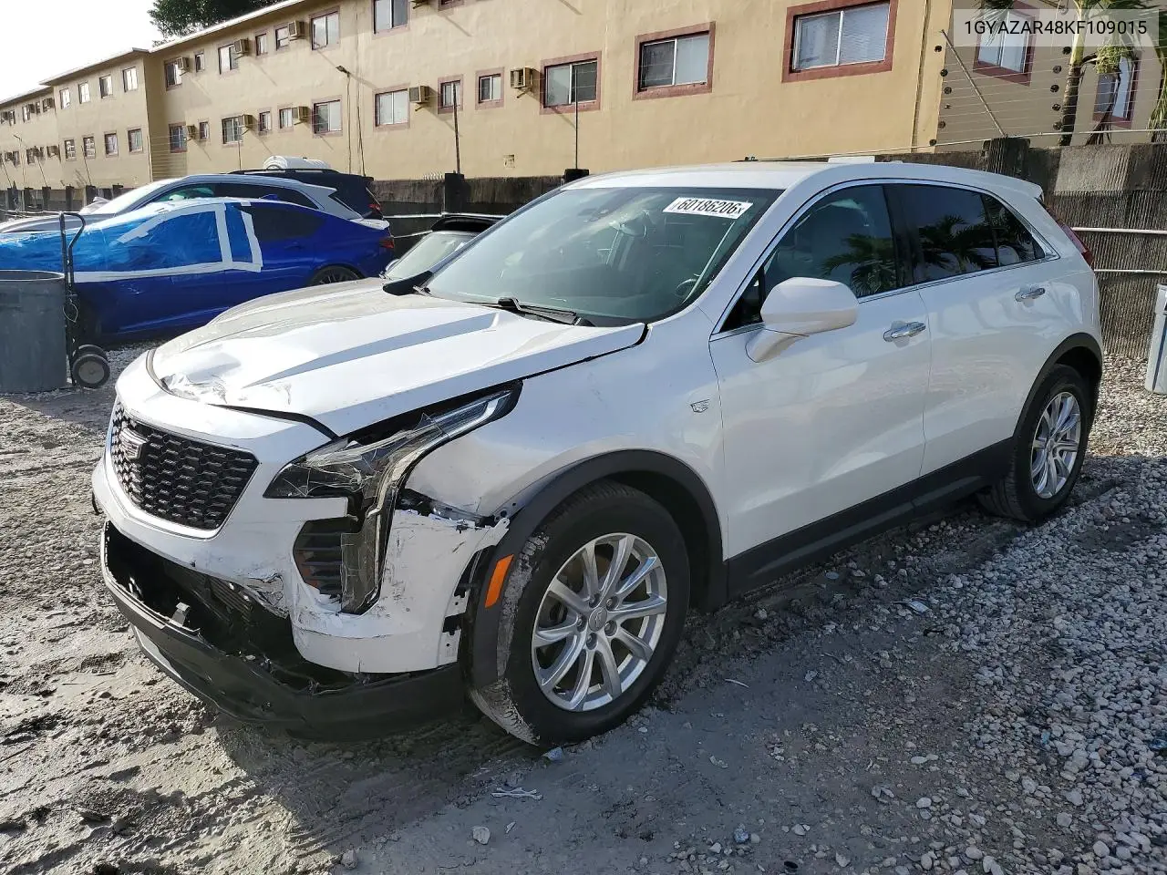 2019 Cadillac Xt4 Luxury VIN: 1GYAZAR48KF109015 Lot: 60186206