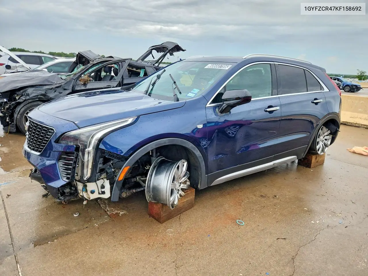 2019 Cadillac Xt4 Premium Luxury VIN: 1GYFZCR47KF158692 Lot: 60660786