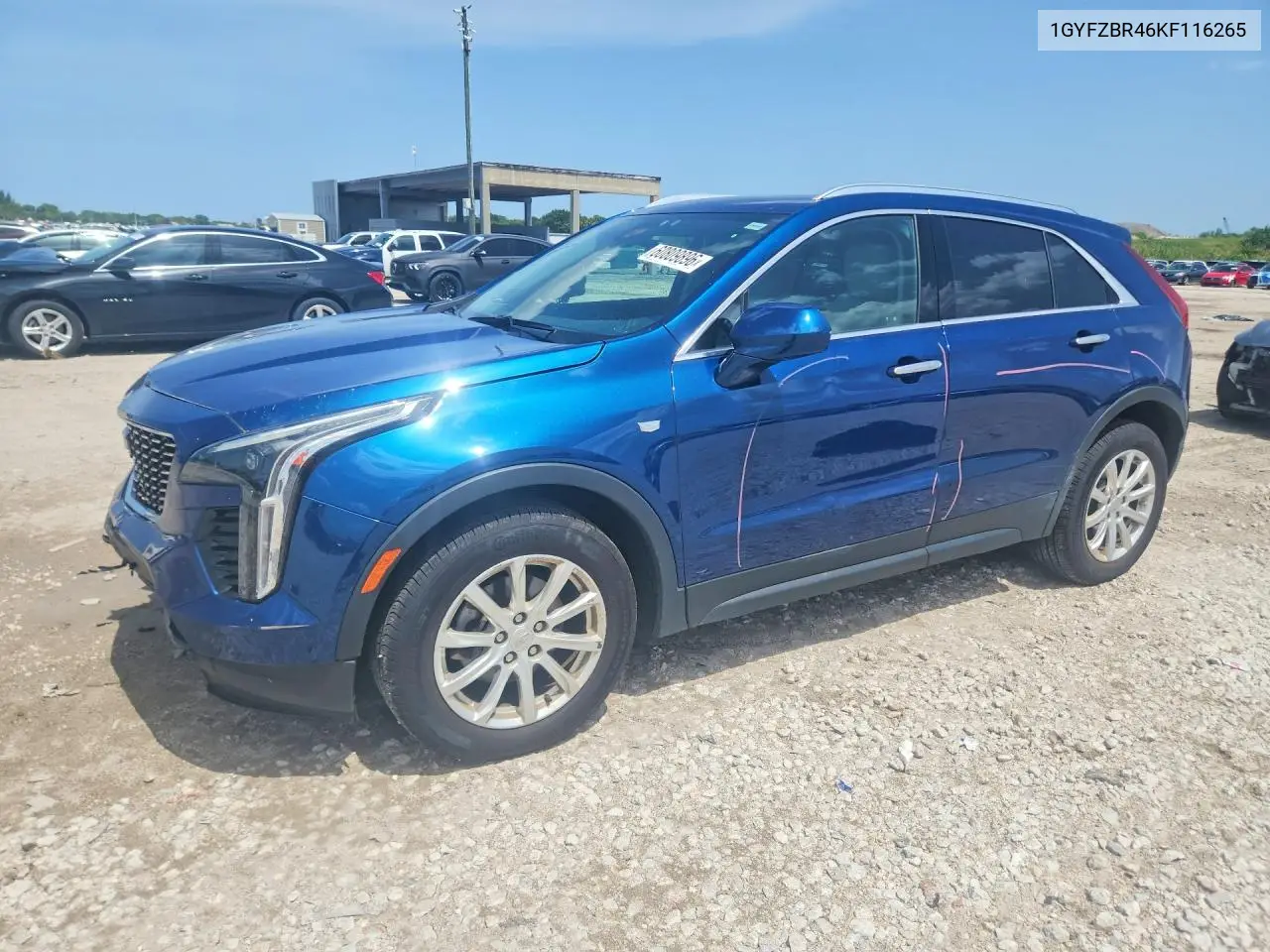 2019 Cadillac Xt4 Luxury VIN: 1GYFZBR46KF116265 Lot: 60809896