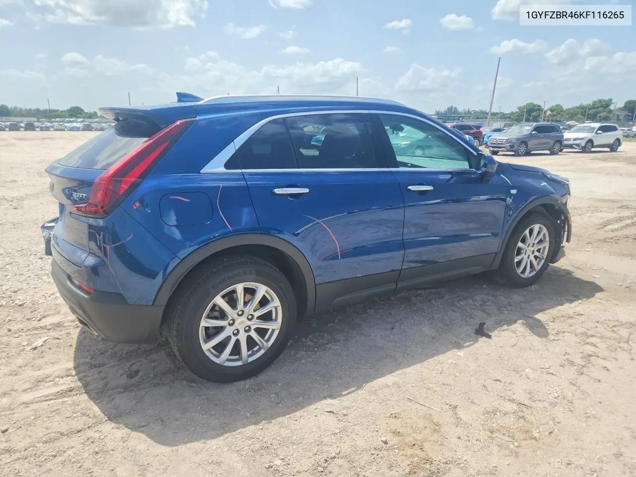2019 Cadillac Xt4 Luxury VIN: 1GYFZBR46KF116265 Lot: 60809896
