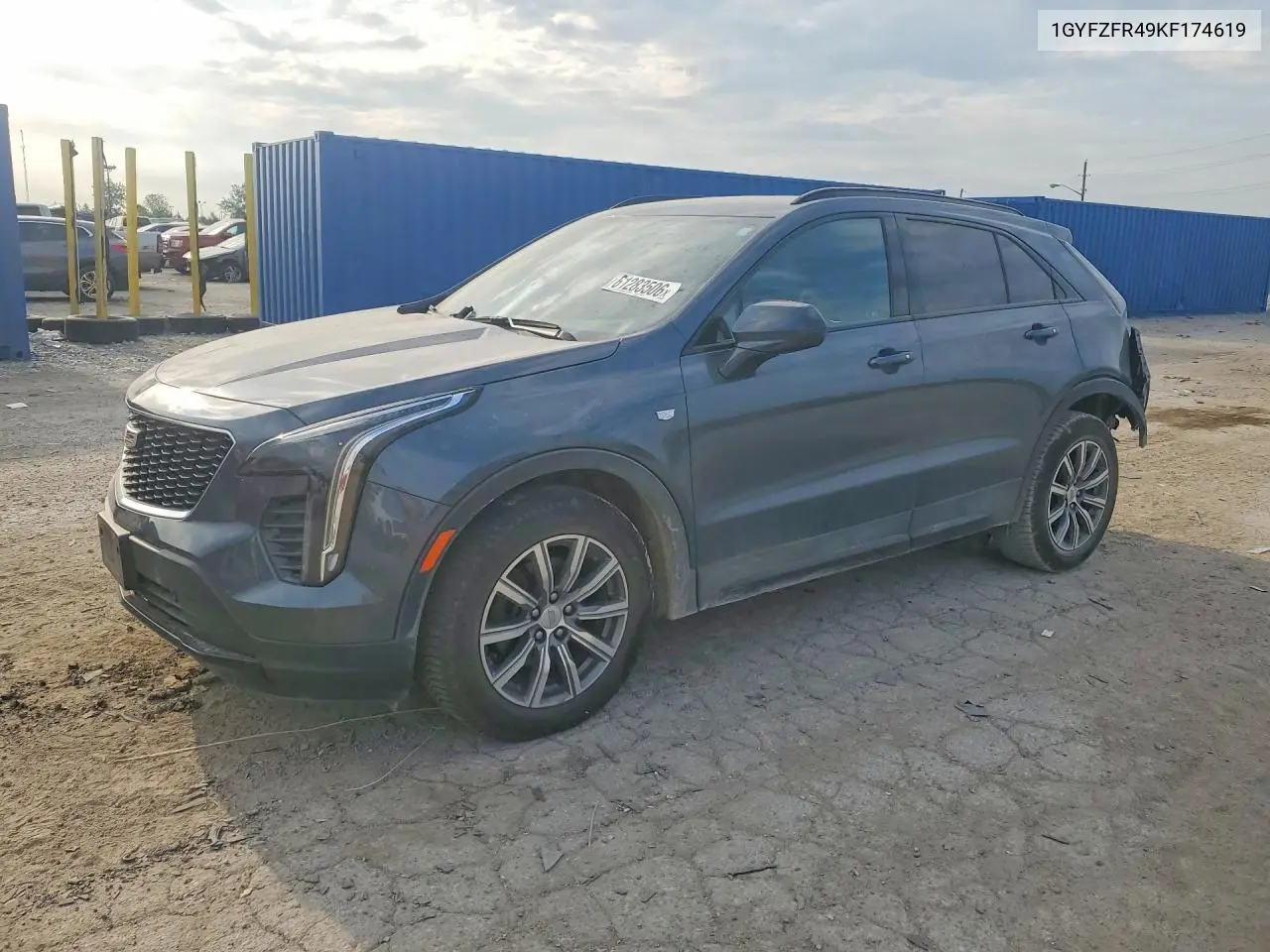 2019 Cadillac Xt4 Sport VIN: 1GYFZFR49KF174619 Lot: 61283506