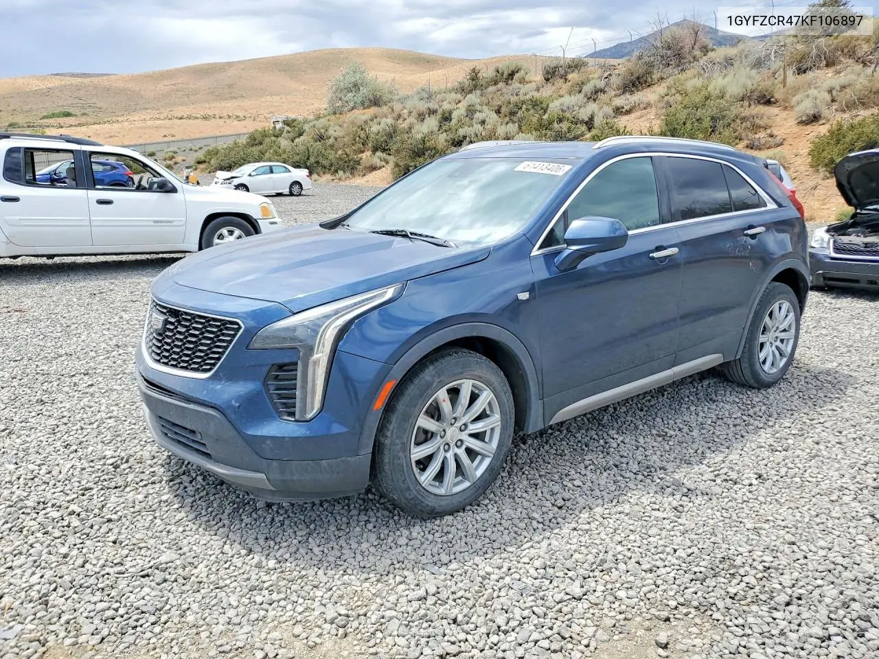 2019 Cadillac Xt4 Premium Luxury VIN: 1GYFZCR47KF106897 Lot: 61413406