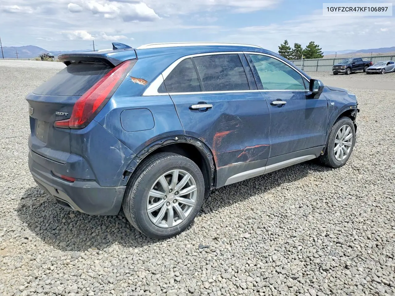 2019 Cadillac Xt4 Premium Luxury VIN: 1GYFZCR47KF106897 Lot: 61413406