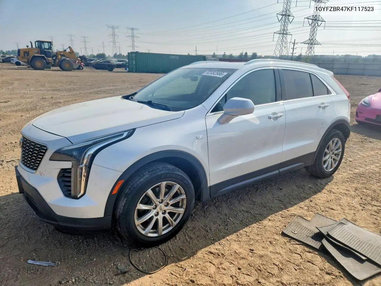 2019 Cadillac Xt4 Luxury VIN: 1GYFZBR47KF117523 Lot: 62082986