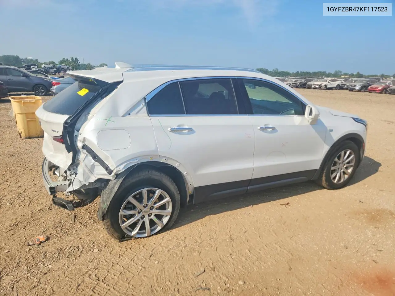 2019 Cadillac Xt4 Luxury VIN: 1GYFZBR47KF117523 Lot: 62082986