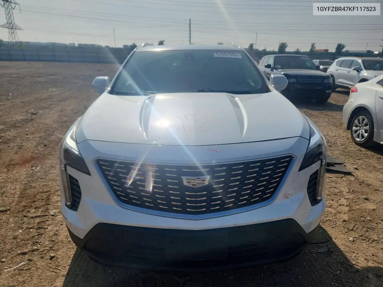 2019 Cadillac Xt4 Luxury VIN: 1GYFZBR47KF117523 Lot: 62082986
