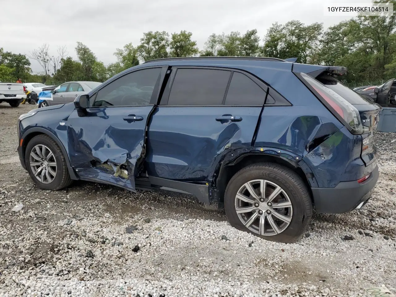 2019 Cadillac Xt4 VIN: 1GYFZER45KF104514 Lot: 80387925