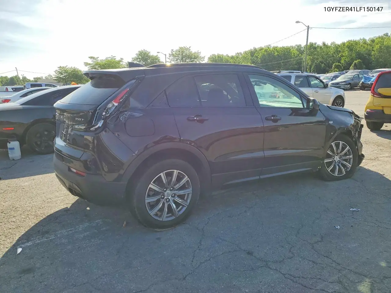 2020 Cadillac Xt4 Sport VIN: 1GYFZER41LF150147 Lot: 55341756