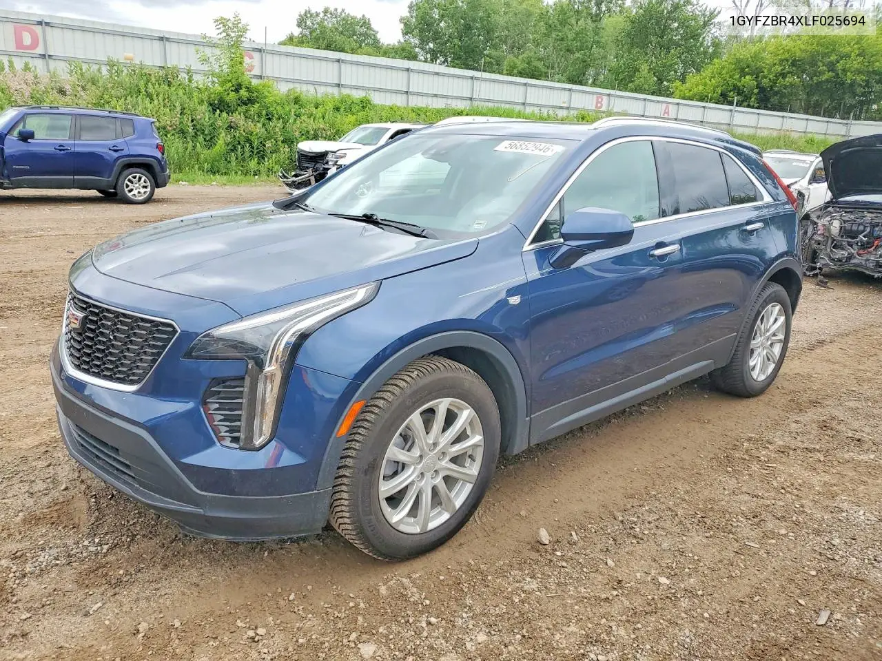 2020 Cadillac Xt4 Luxury VIN: 1GYFZBR4XLF025694 Lot: 56852946