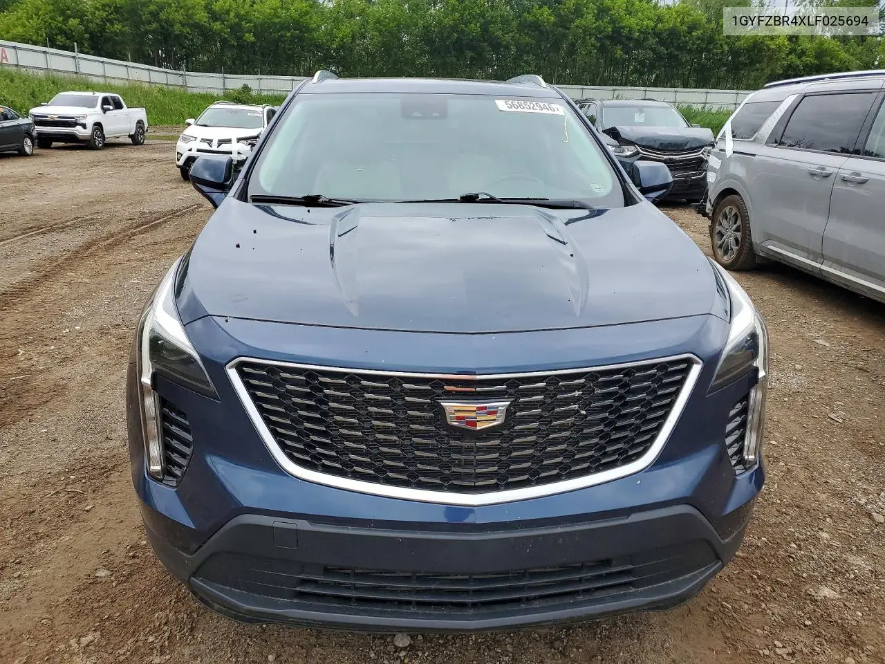 2020 Cadillac Xt4 Luxury VIN: 1GYFZBR4XLF025694 Lot: 56852946