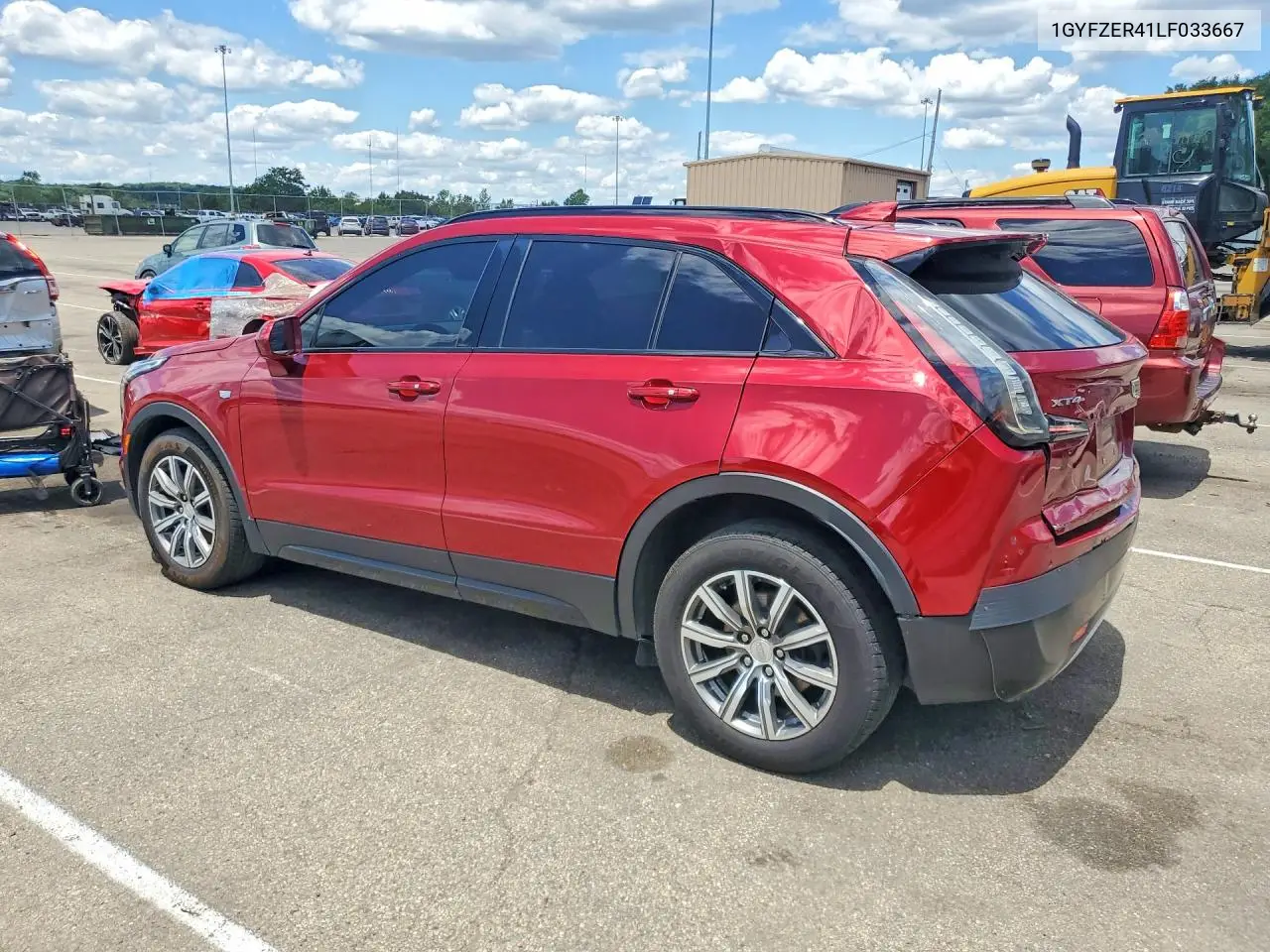 2020 Cadillac Xt4 Sport VIN: 1GYFZER41LF033667 Lot: 57347916