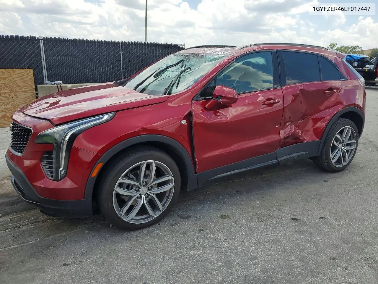 2020 Cadillac Xt4 Sport VIN: 1GYFZER46LF017447 Lot: 57688286