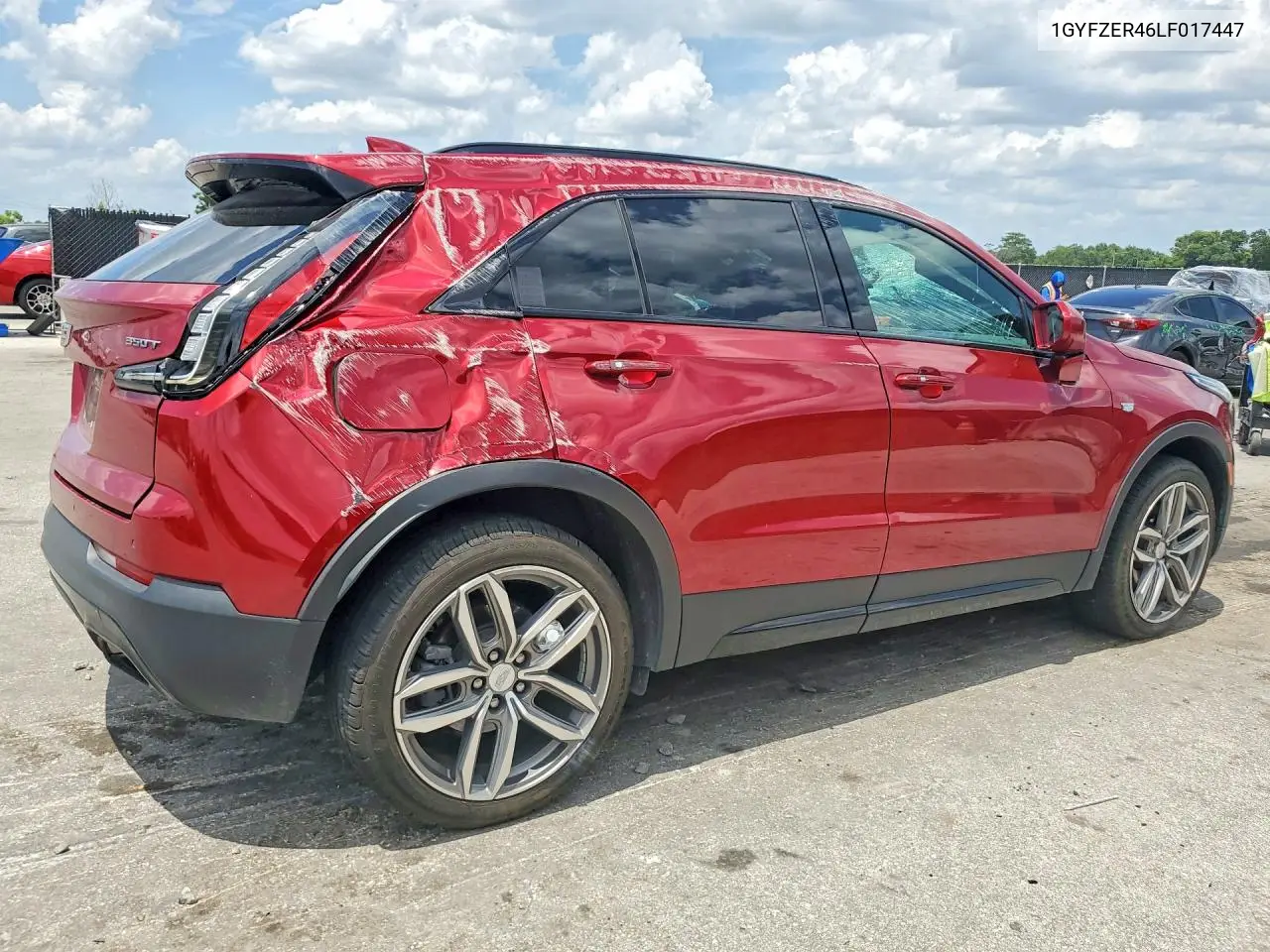 2020 Cadillac Xt4 Sport VIN: 1GYFZER46LF017447 Lot: 57688286