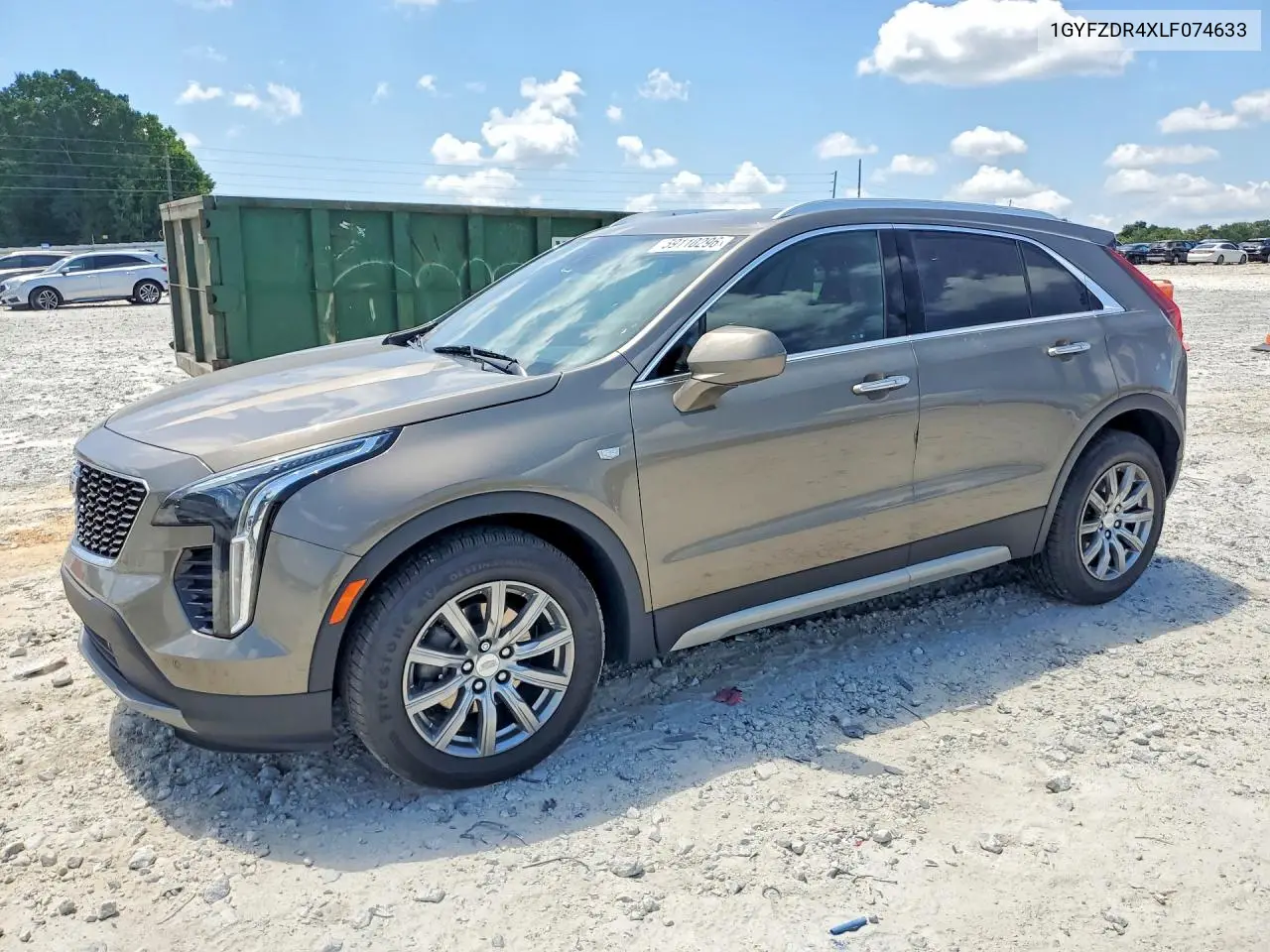 2020 Cadillac Xt4 Premium Luxury VIN: 1GYFZDR4XLF074633 Lot: 59110296