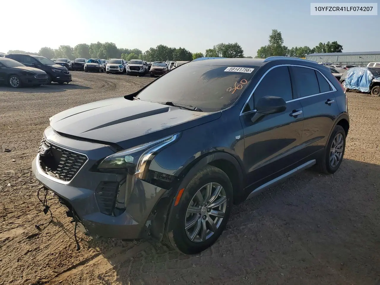 2020 Cadillac Xt4 Premium Luxury VIN: 1GYFZCR41LF074207 Lot: 59141756