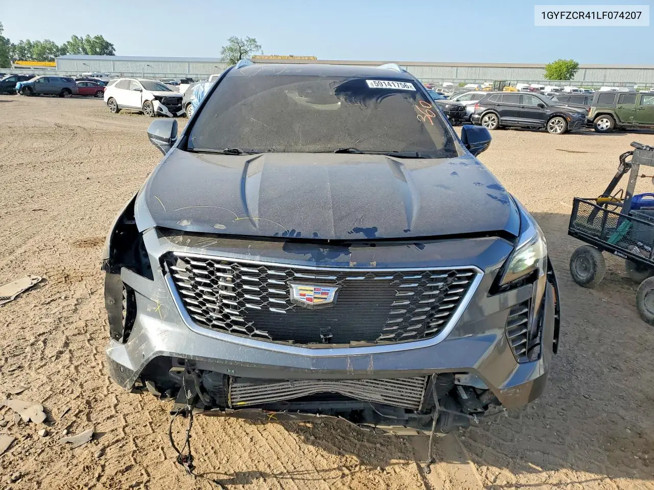 2020 Cadillac Xt4 Premium Luxury VIN: 1GYFZCR41LF074207 Lot: 59141756