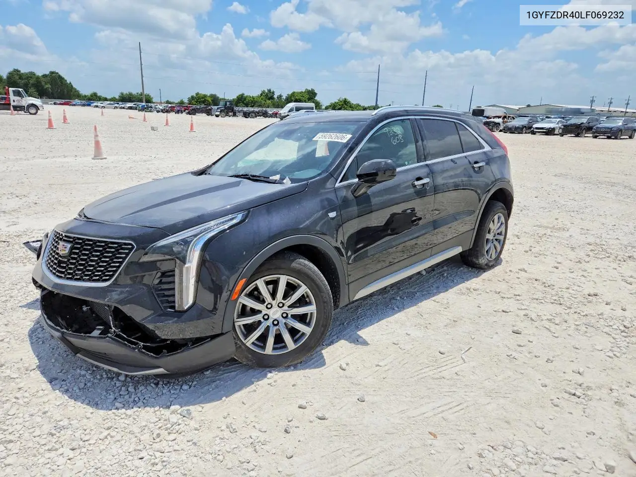 2020 Cadillac Xt4 Premium Luxury VIN: 1GYFZDR40LF069232 Lot: 59262606