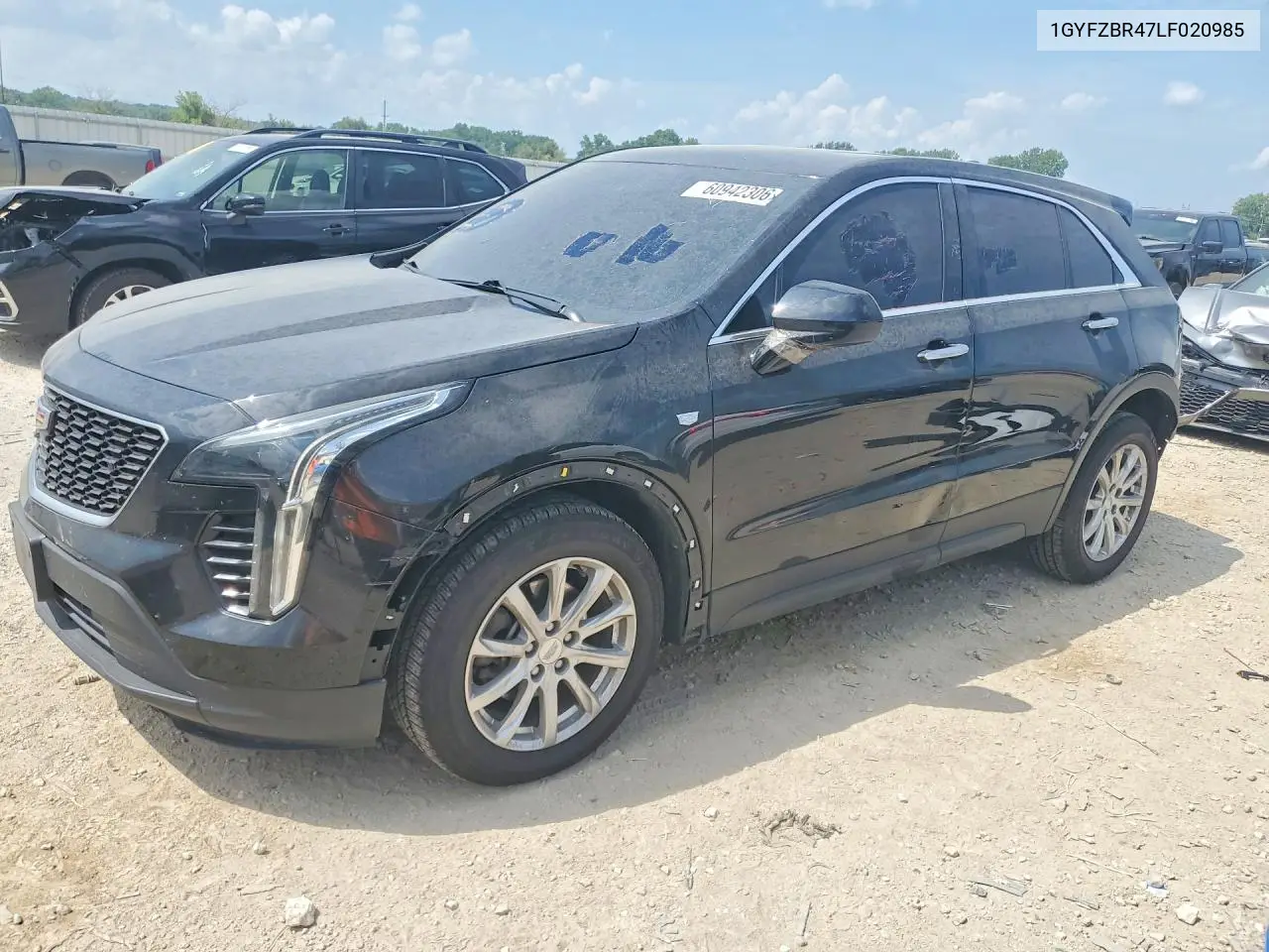 2020 Cadillac Xt4 Luxury VIN: 1GYFZBR47LF020985 Lot: 60942306