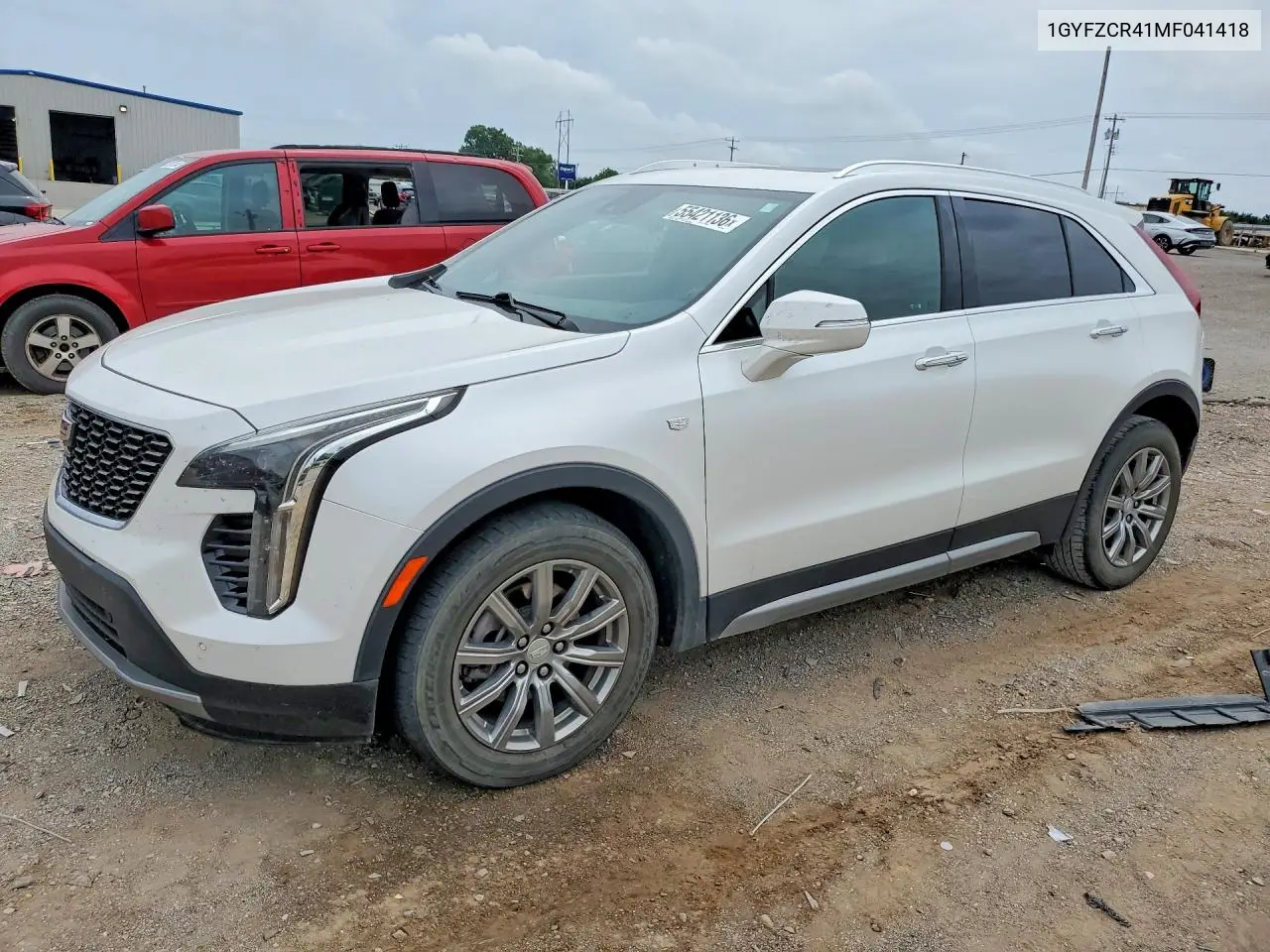 2021 Cadillac Xt4 Premium Luxury VIN: 1GYFZCR41MF041418 Lot: 55421136