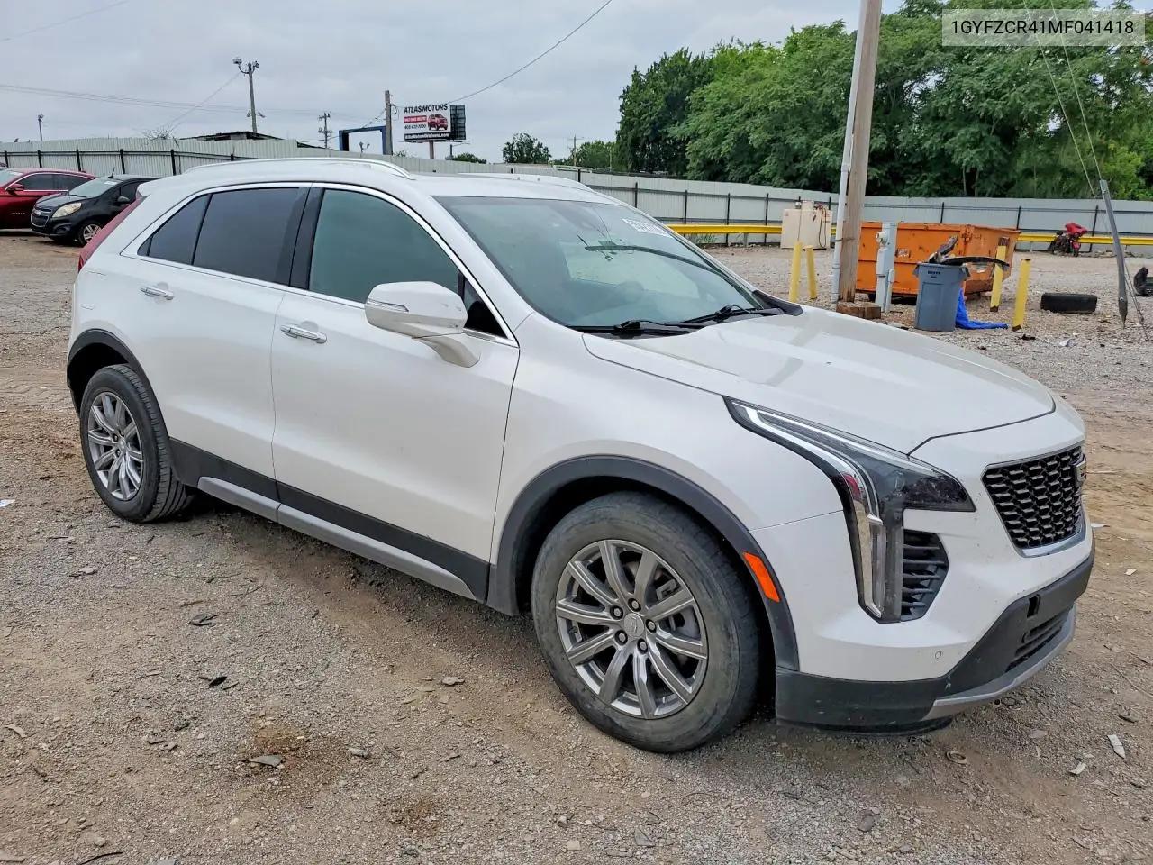 2021 Cadillac Xt4 Premium Luxury VIN: 1GYFZCR41MF041418 Lot: 55421136