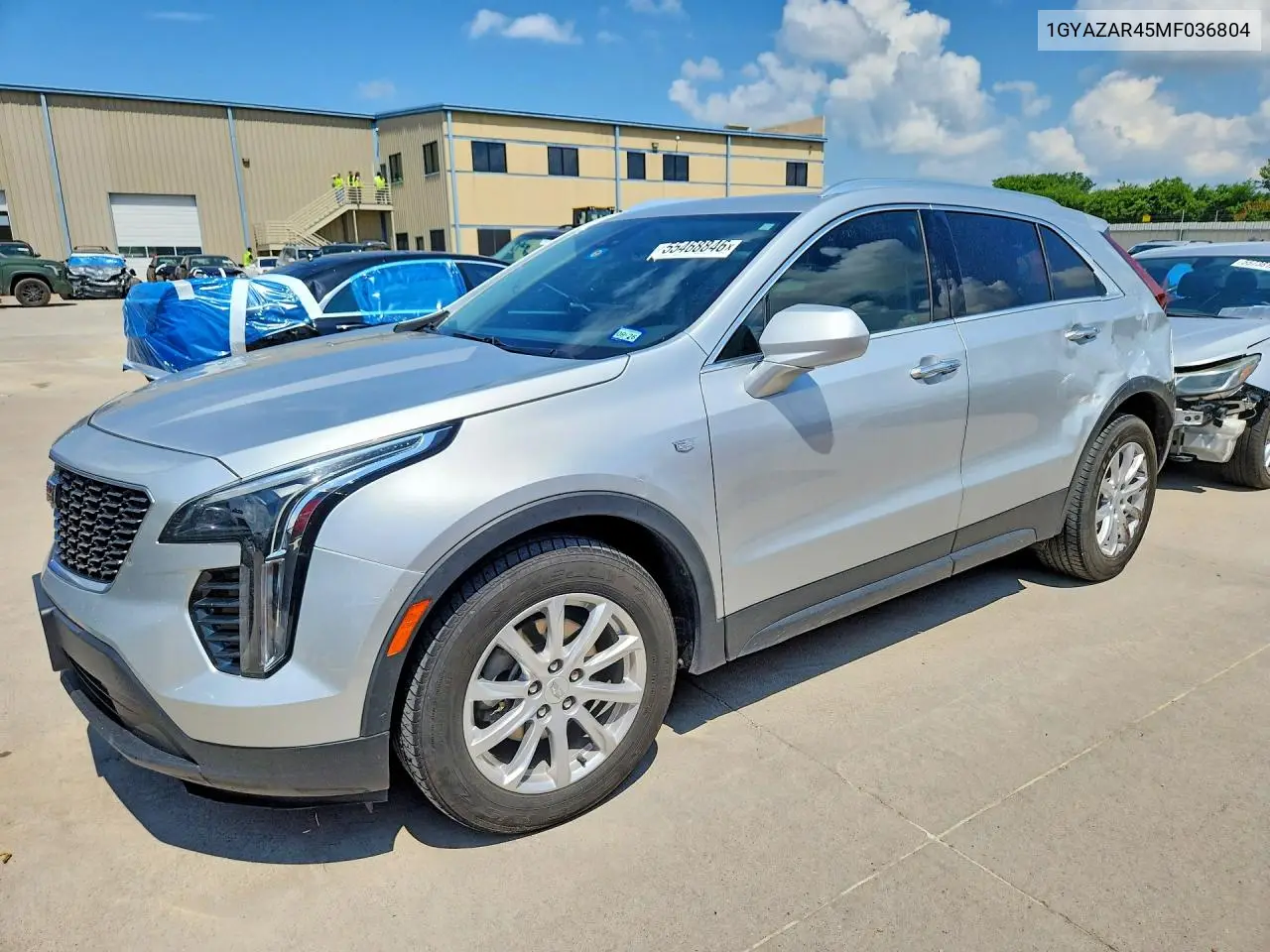 2021 Cadillac Xt4 Luxury VIN: 1GYAZAR45MF036804 Lot: 55468846