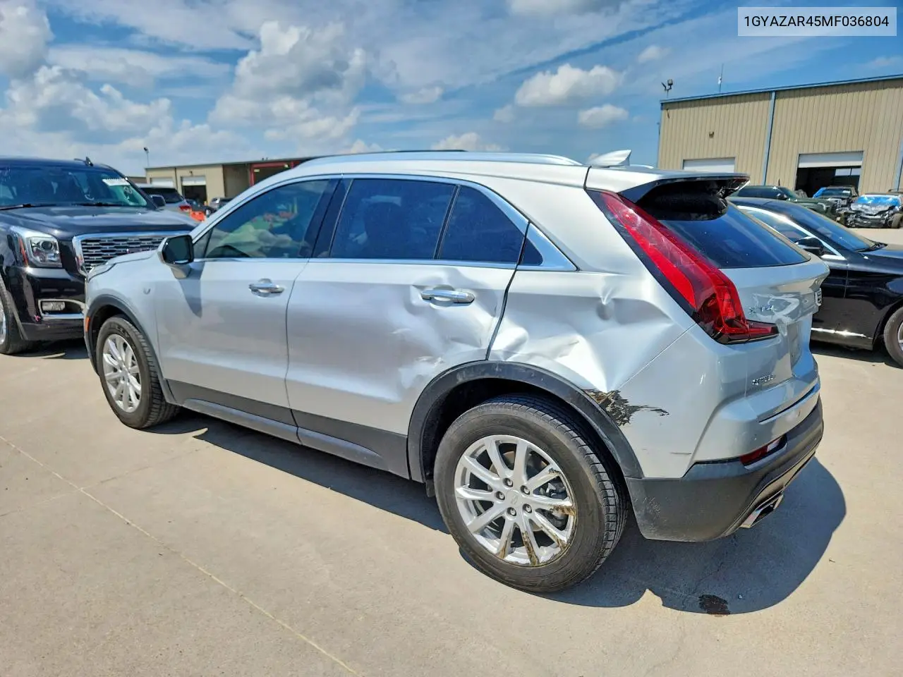 2021 Cadillac Xt4 Luxury VIN: 1GYAZAR45MF036804 Lot: 55468846