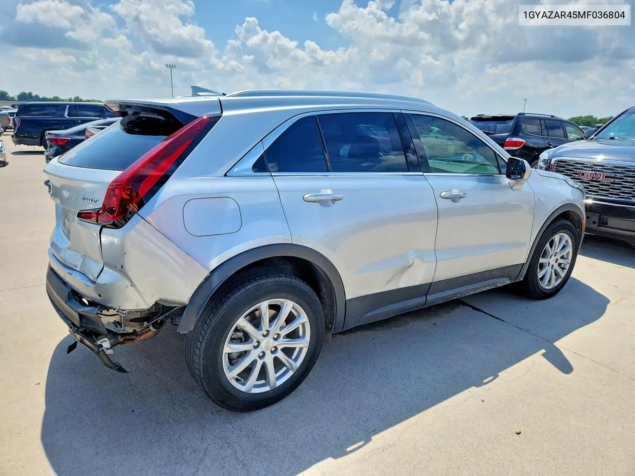 2021 Cadillac Xt4 Luxury VIN: 1GYAZAR45MF036804 Lot: 55468846