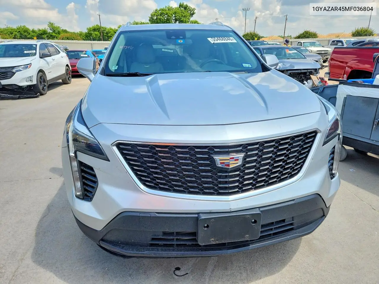 2021 Cadillac Xt4 Luxury VIN: 1GYAZAR45MF036804 Lot: 55468846
