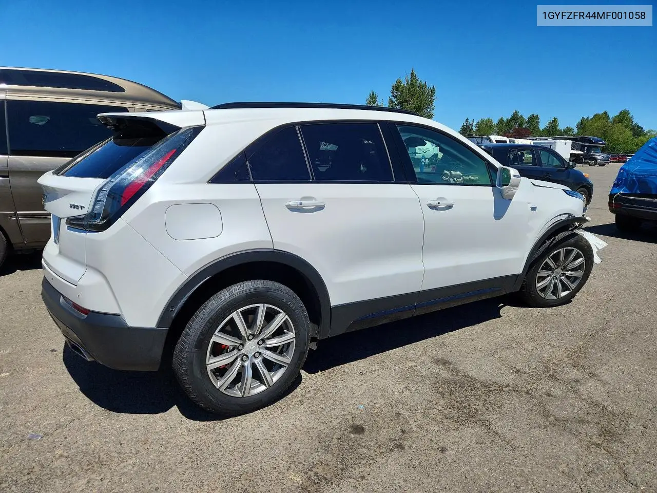 2021 Cadillac Xt4 Sport VIN: 1GYFZFR44MF001058 Lot: 56830496