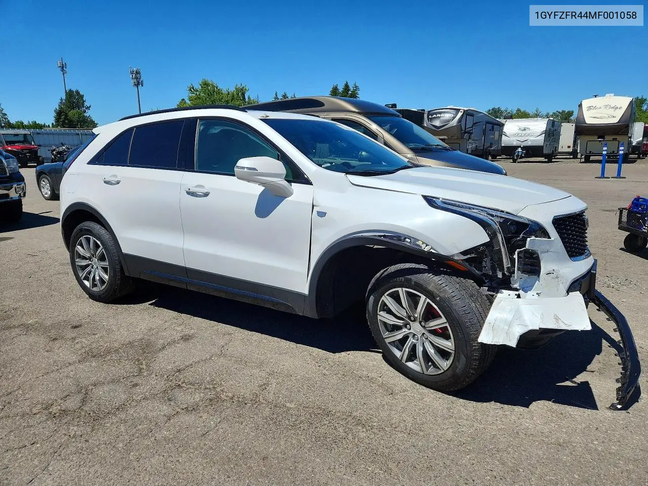 2021 Cadillac Xt4 Sport VIN: 1GYFZFR44MF001058 Lot: 56830496